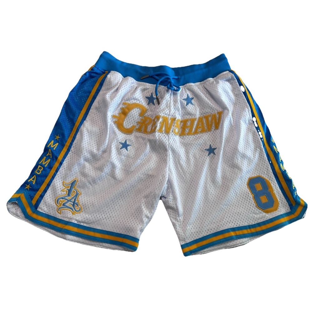 Kobe Bryant‎ #8 Headgear Classics Crenshaw Embroidered BB Shorts Men's Size S